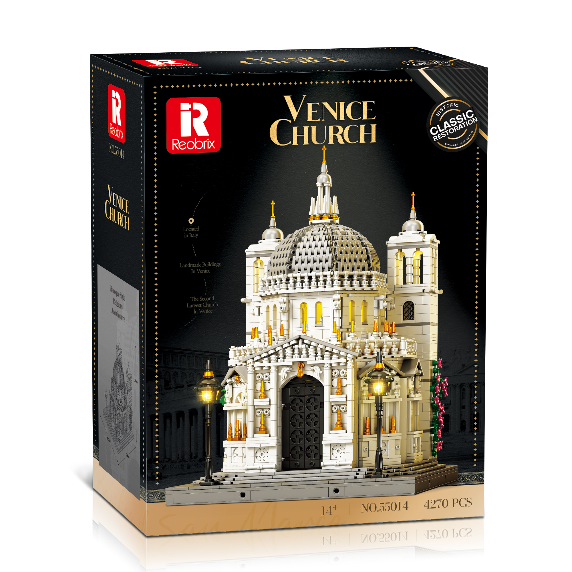 Reobrix 55014 Venezianische Kathedrale mit LED | 4270 Teile