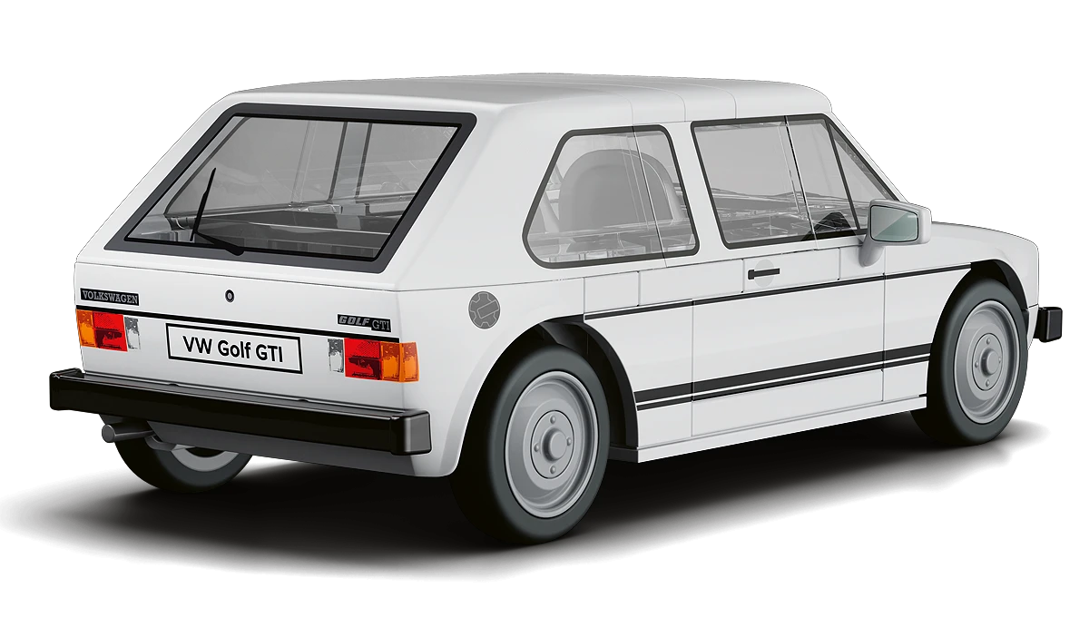 Cobi 24662 VW Golf GTI Mk1 1:35 | 74 Teile – Bild 2