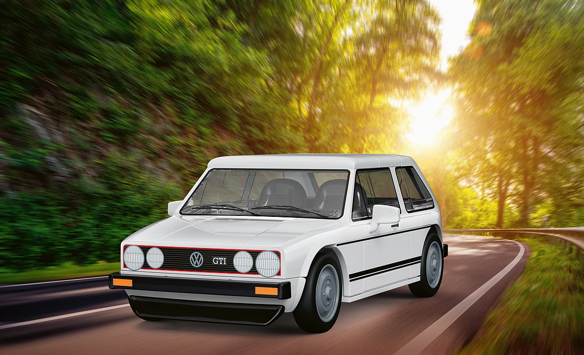 Cobi 24662 VW Golf GTI Mk1 1:35 | 74 Teile – Bild 4