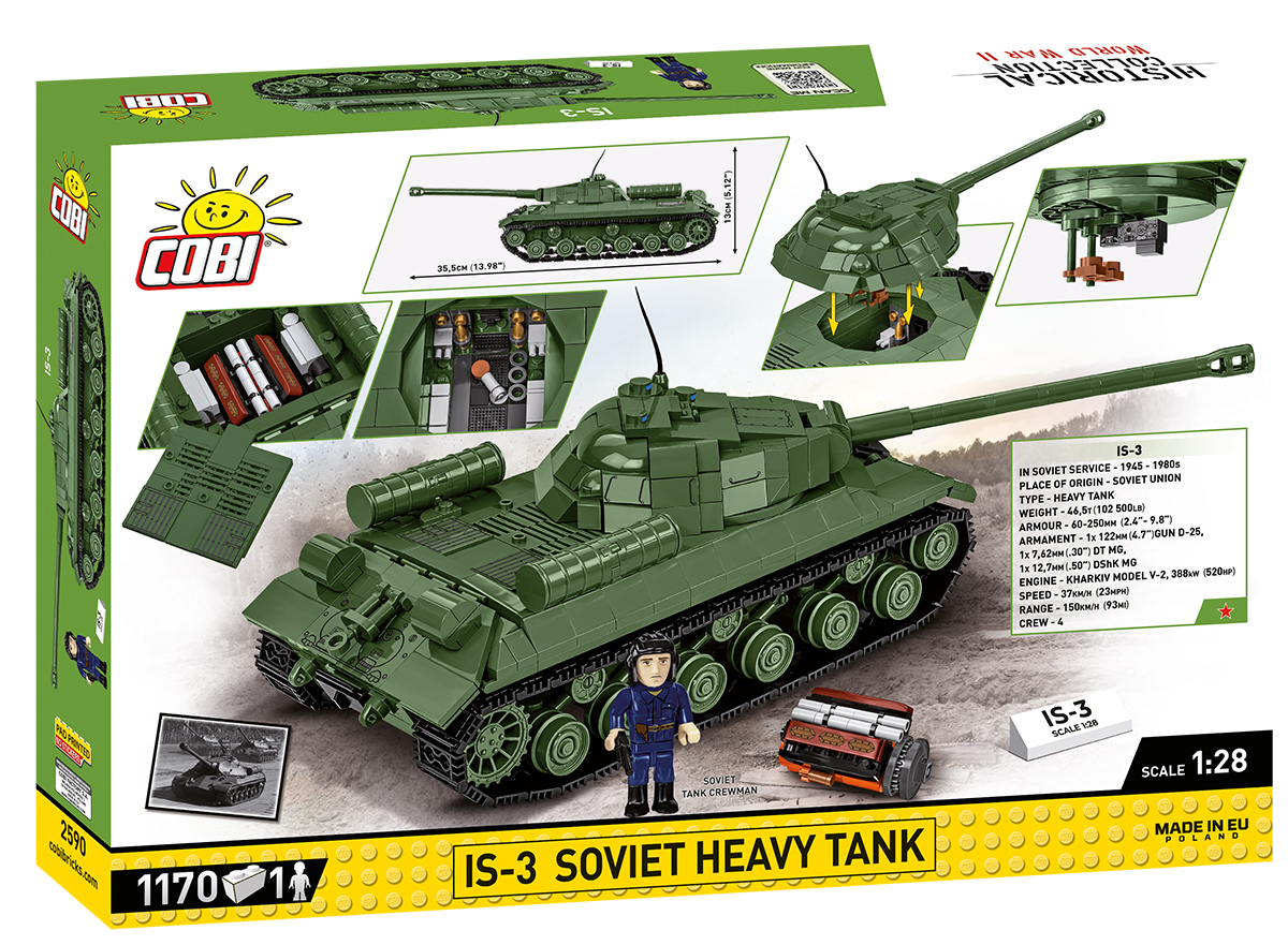 COBI IS-3 Sowjetischer Schwerer Panzer (1:28) – Bild 2