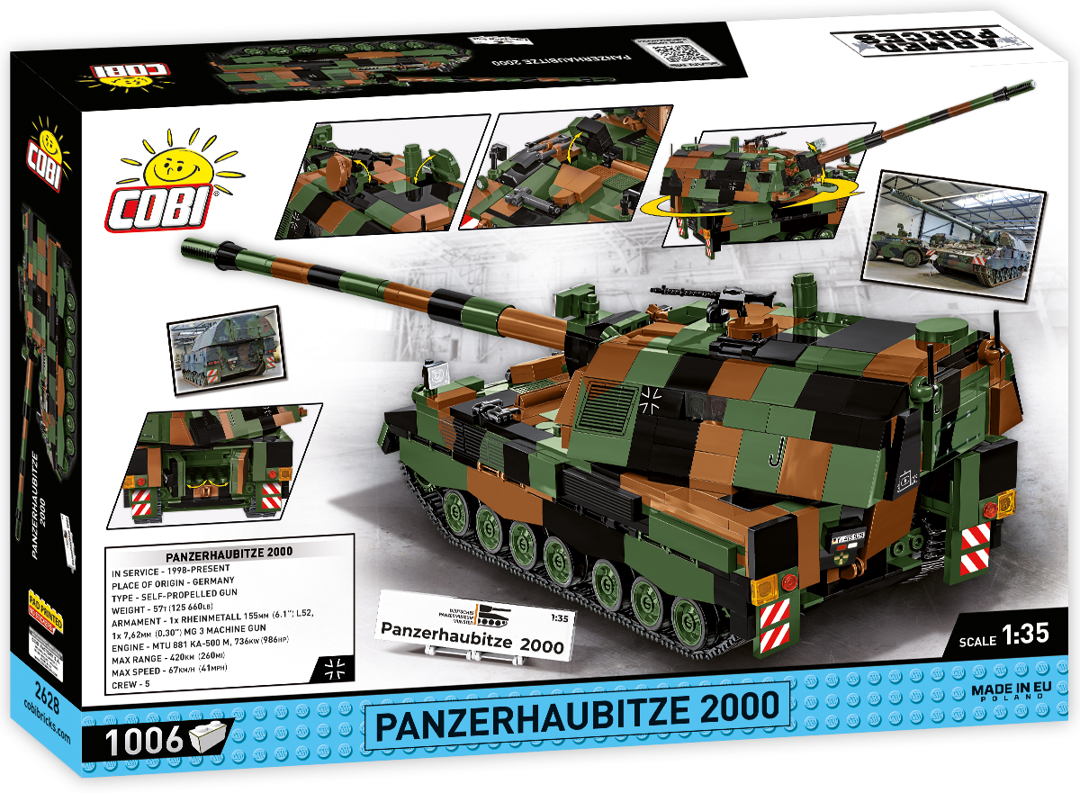 COBI 2628 Panzerhaubitze 2000 1:35 | PzH 2000 Bundeswehr – Bild 2