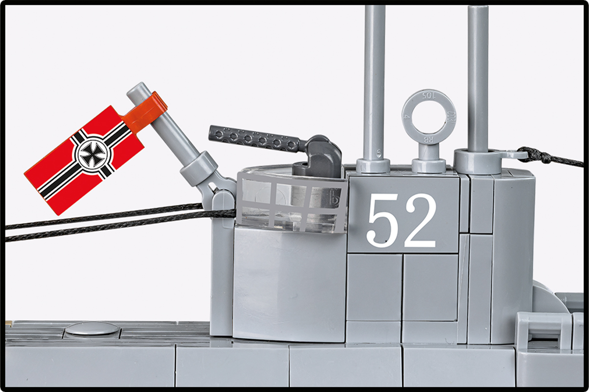 COBI 4852 U-Boot Typ VIIB U-52 1:144 | WWII 474 Teile – Bild 7