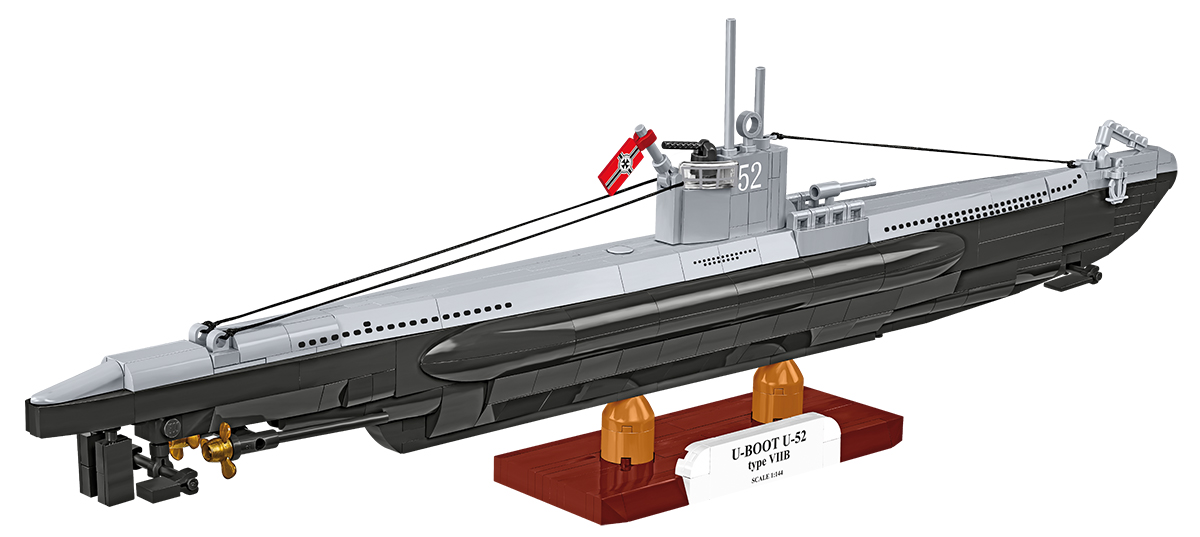 COBI 4852 U-Boot Typ VIIB U-52 1:144 | WWII 474 Teile – Bild 4