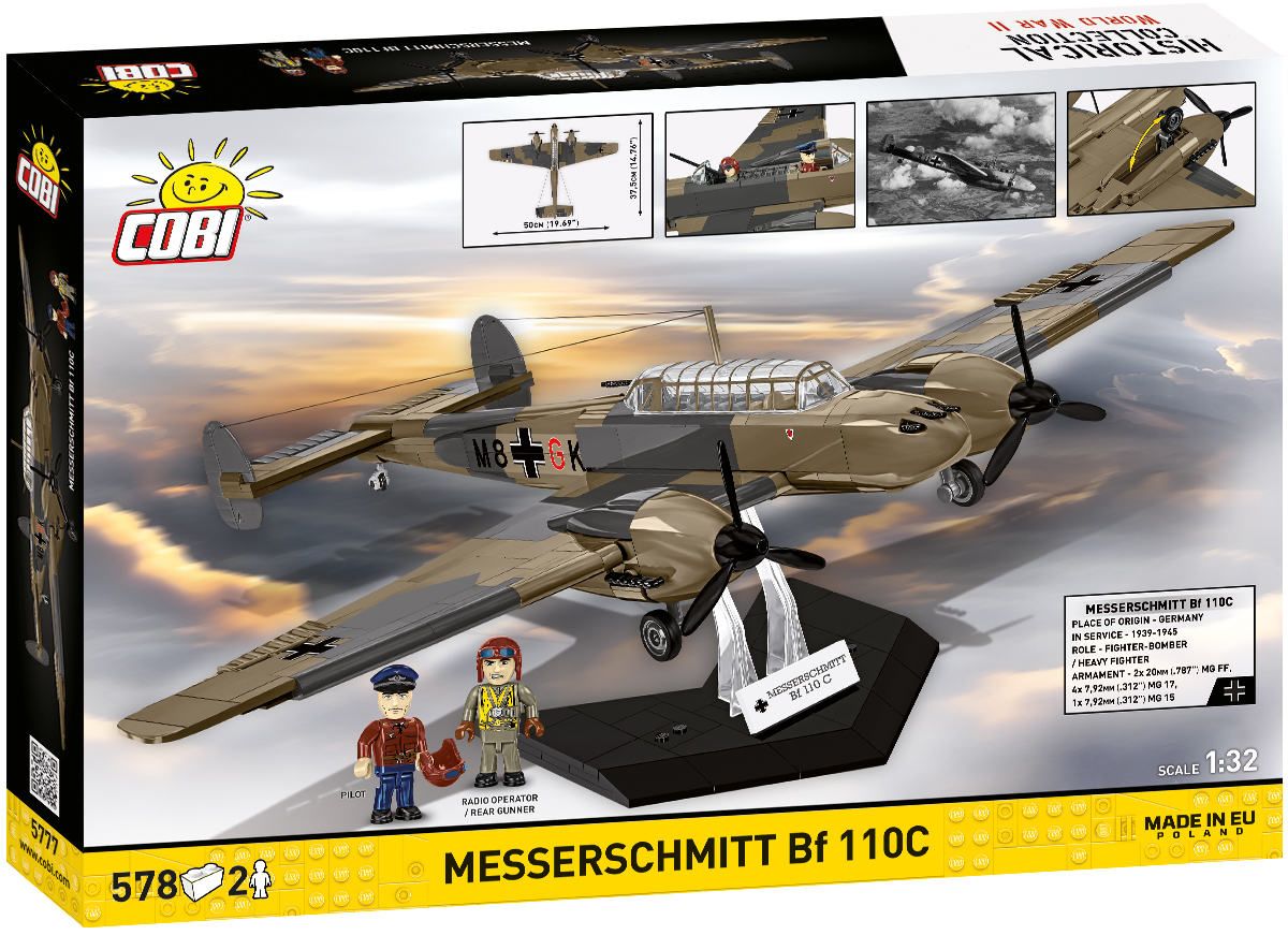 COBI 5777 Messerschmitt Bf 110C | Flugzeug 1:32 – Bild 2