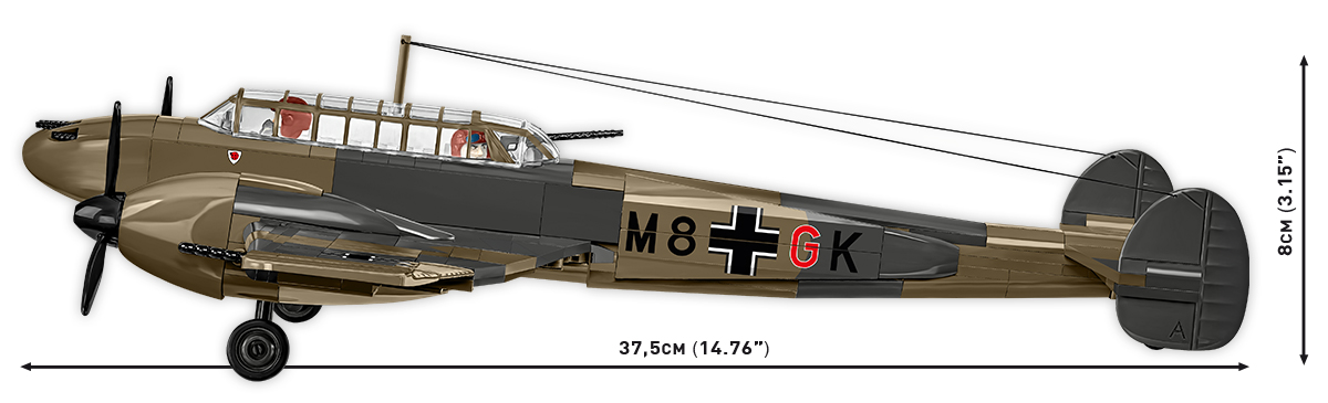 COBI 5777 Messerschmitt Bf 110C | Flugzeug 1:32 – Bild 5