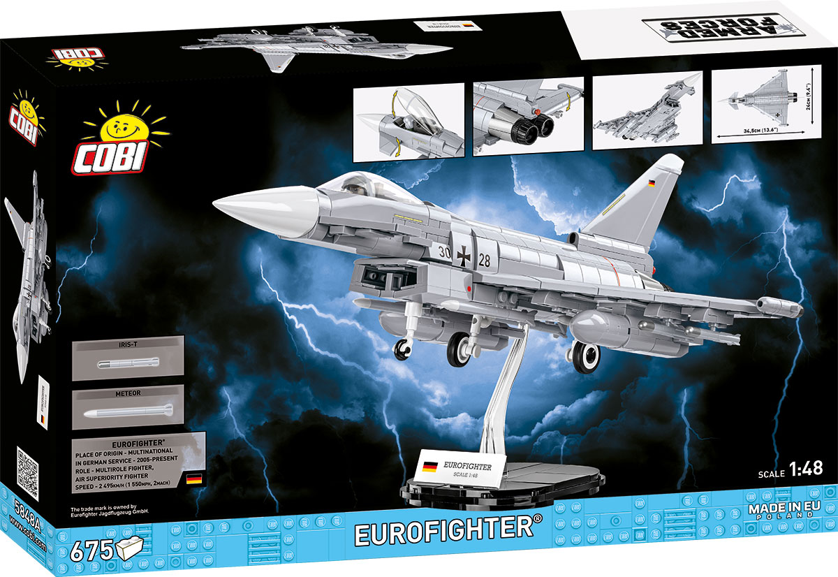 COBI 5848A Eurofighter Typhoon Bundeswehr | Jet 1:48 – Bild 2