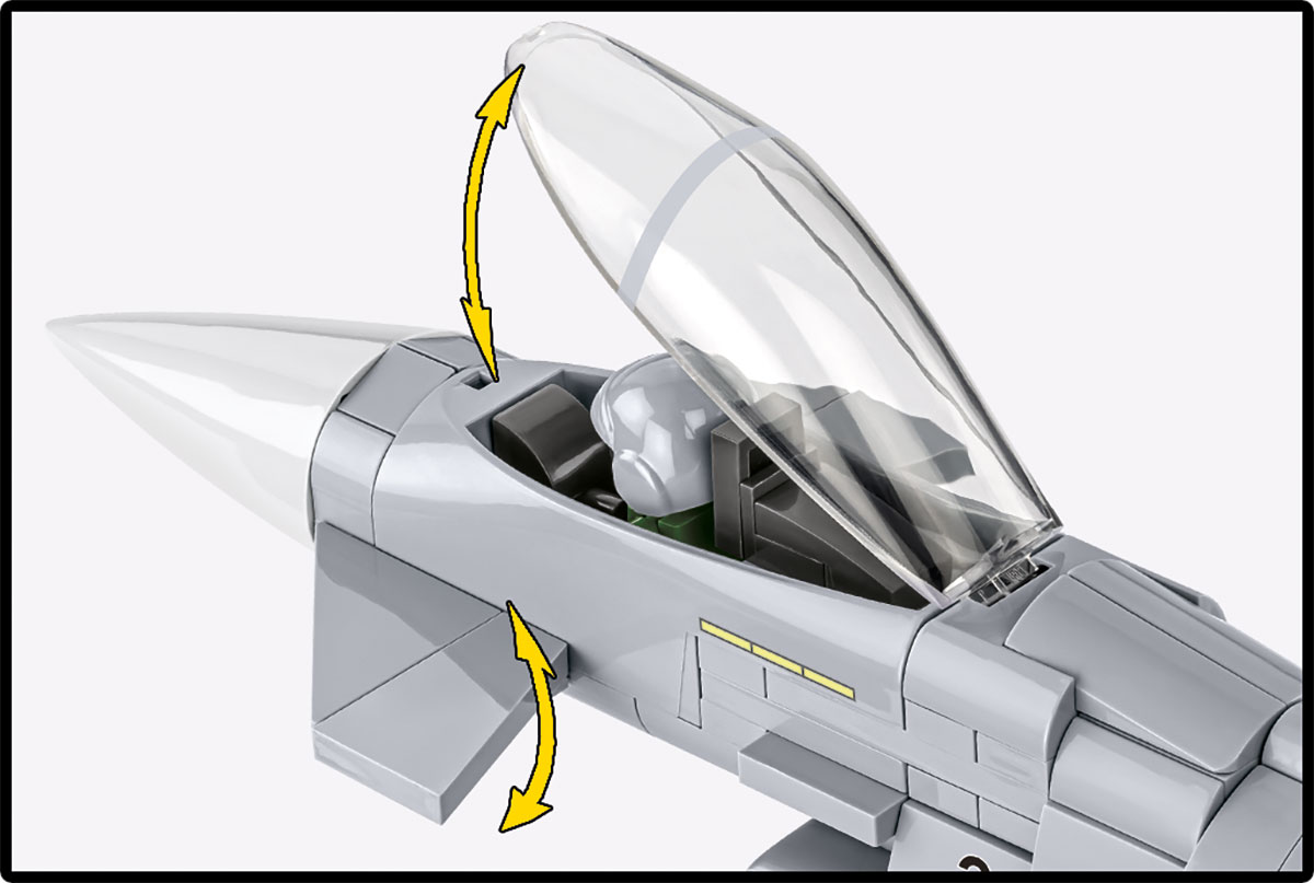 COBI 5848A Eurofighter Typhoon Bundeswehr | Jet 1:48 – Bild 6