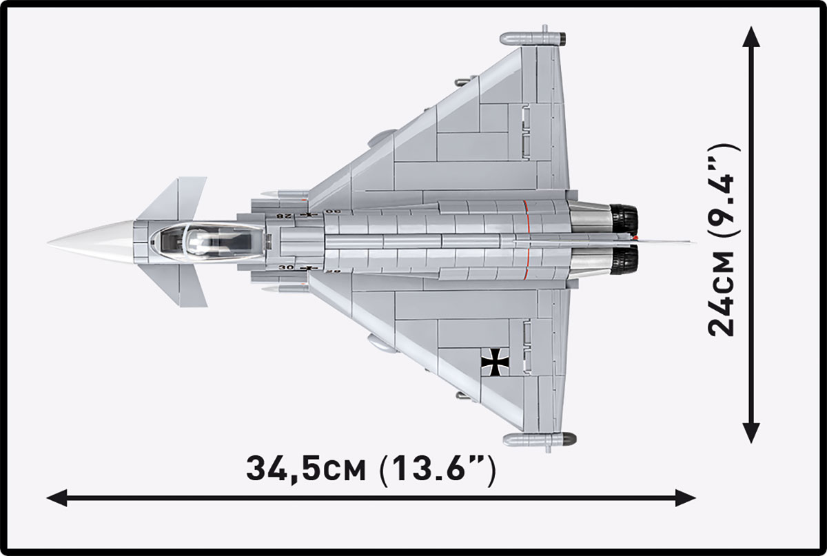 COBI 5848A Eurofighter Typhoon Bundeswehr | Jet 1:48 – Bild 10