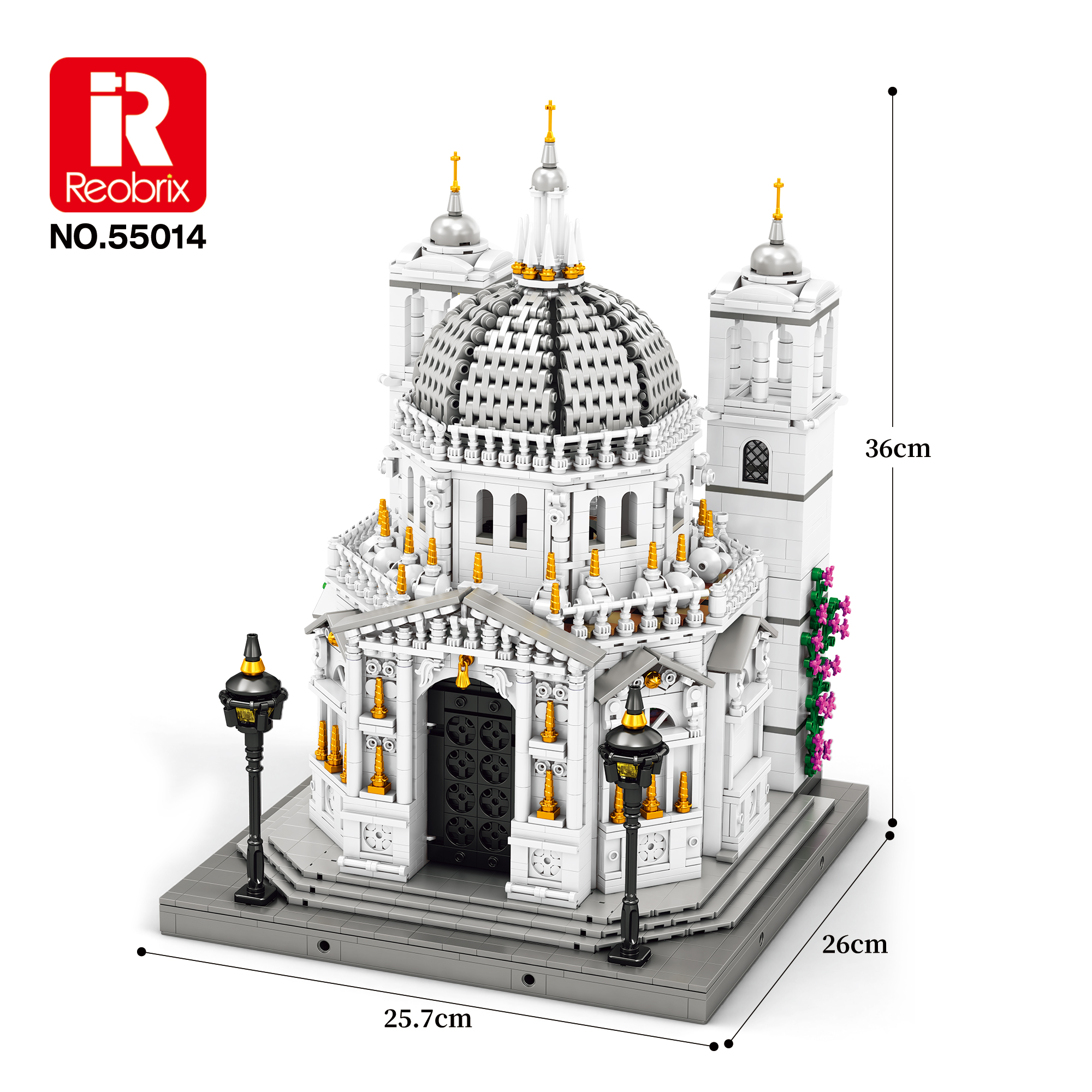 Reobrix 55014 Venezianische Kathedrale mit LED | 4270 Teile – Bild 13