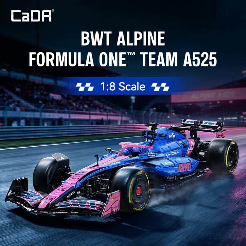 CaDA C64012W BWT Alpine F1 A525 1:8 | 2173 Teile – Bild 3
