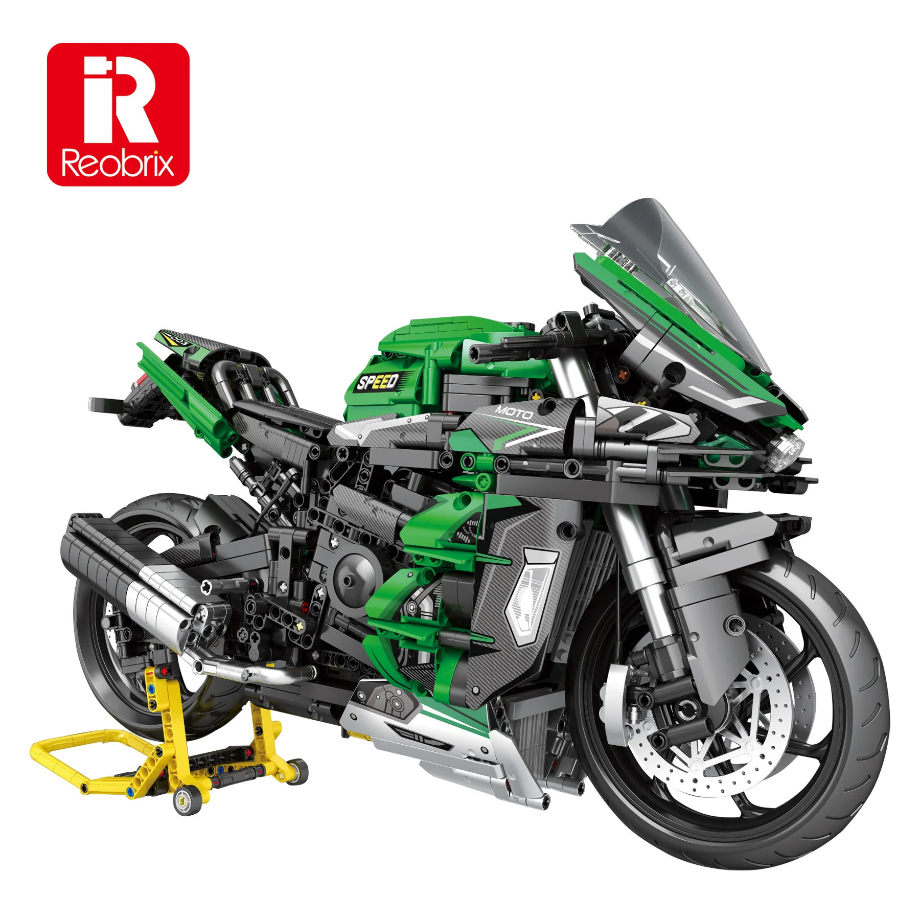 Reobrix 570 H2 SX SE Motorrad 1:5 | Technic 2088 Teile – Bild 5