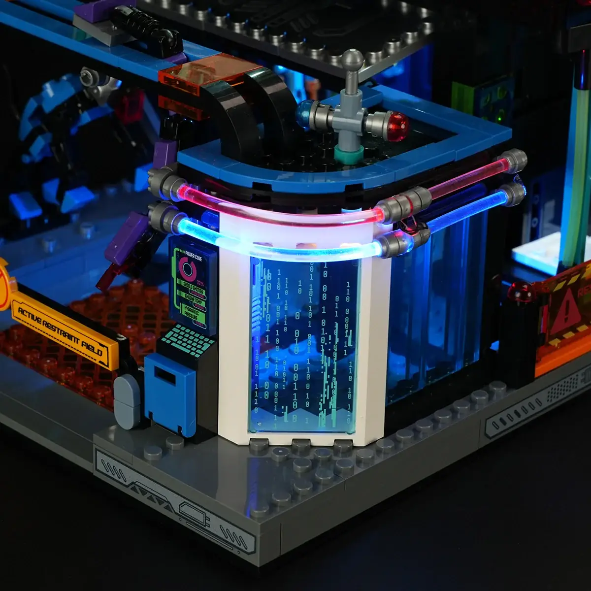 Lumibricks 17009 Cyberpunk Police HQ mit LED | 1716 Teile – Bild 10