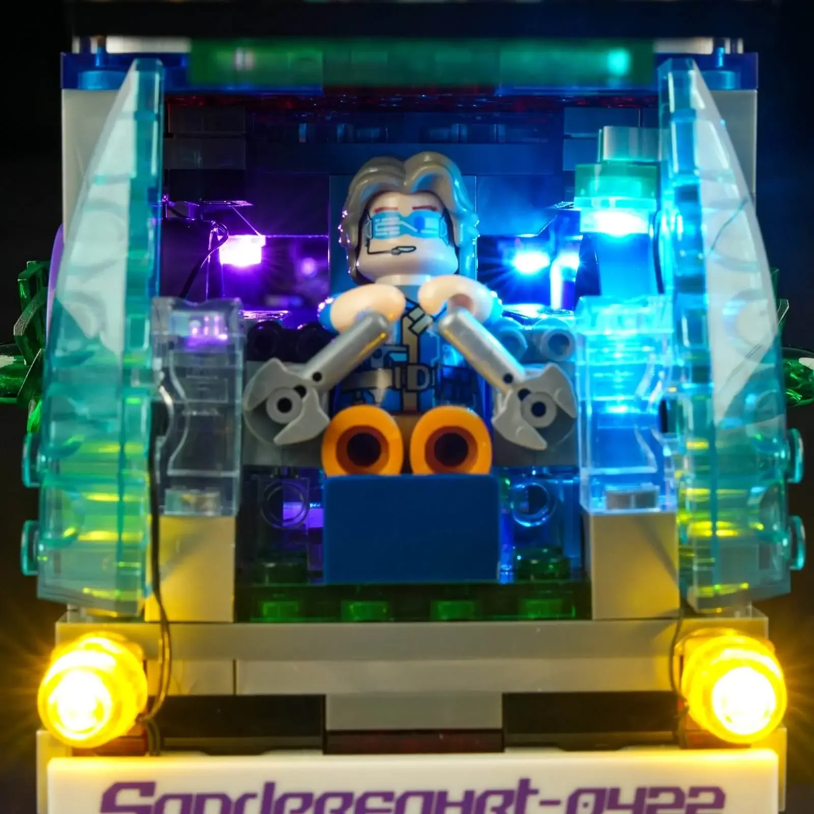 Lumibricks 17003 Future Bus mit LED | 605 Teile Cyberpunk – Bild 9