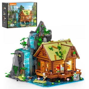 Lumibricks L10010 Waterfall Cabin mit LED | 2539 Teile