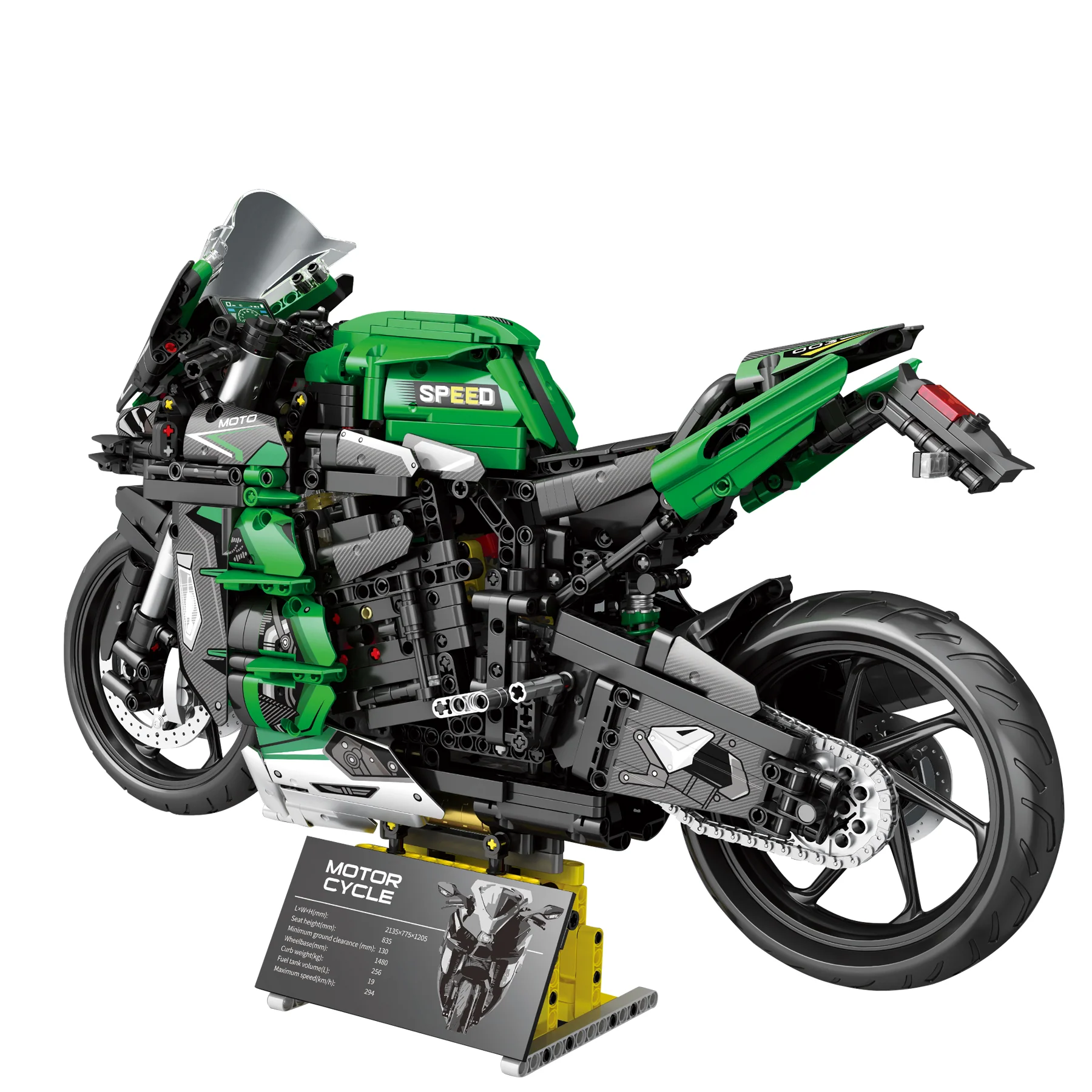Reobrix 570 H2 SX SE Motorrad 1:5 | Technic 2088 Teile – Bild 6