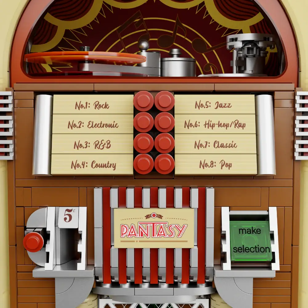 Pantasy 85020 Retro Jukebox mit Licht | 1273 Teile – Bild 7