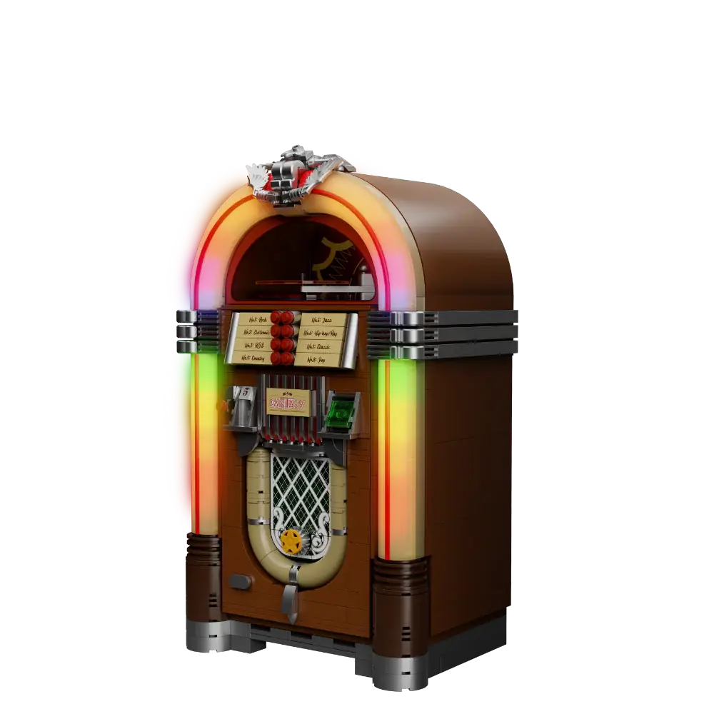 Pantasy 85020 Retro Jukebox mit Licht | 1273 Teile – Bild 5