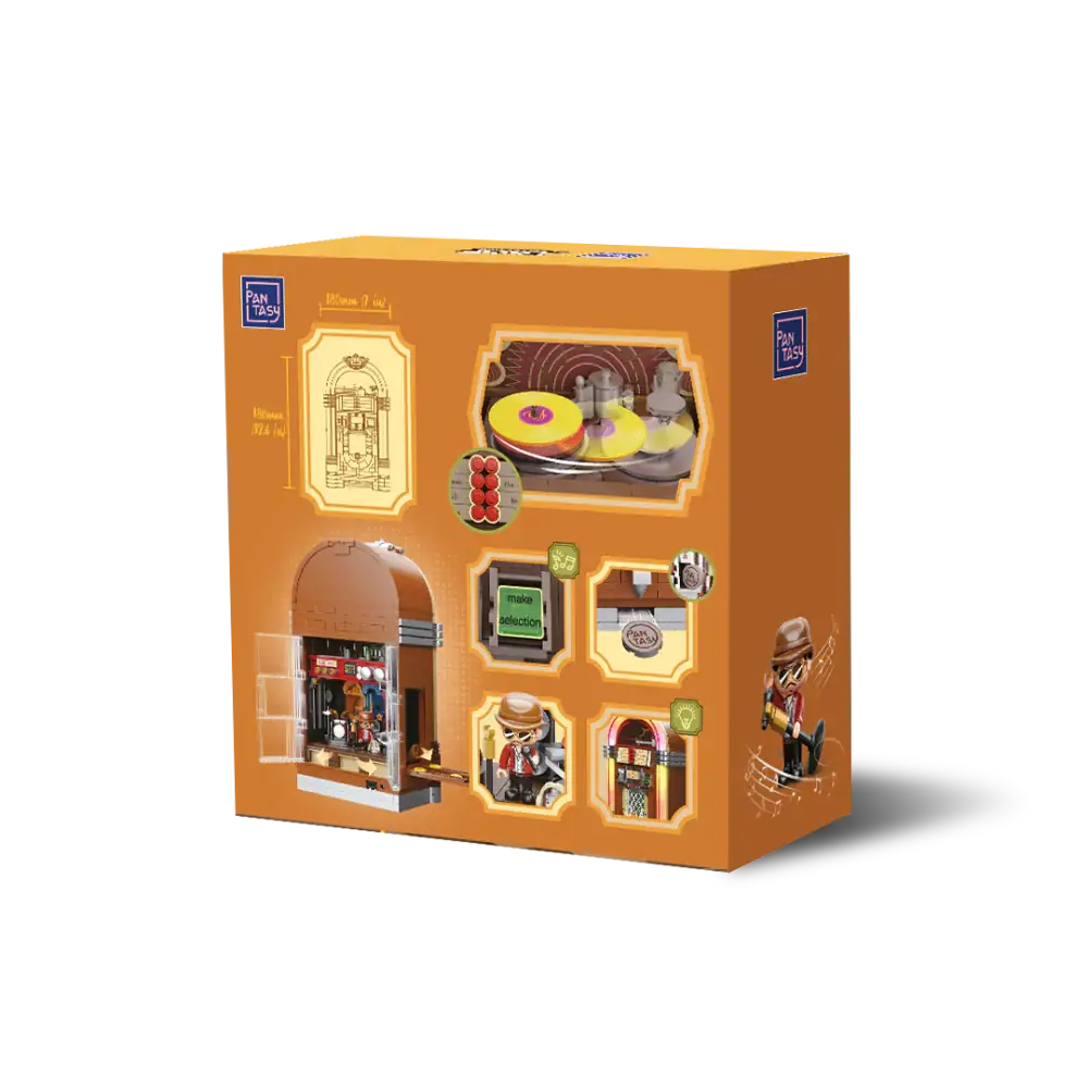 Pantasy 85020 Retro Jukebox mit Licht | 1273 Teile – Bild 3