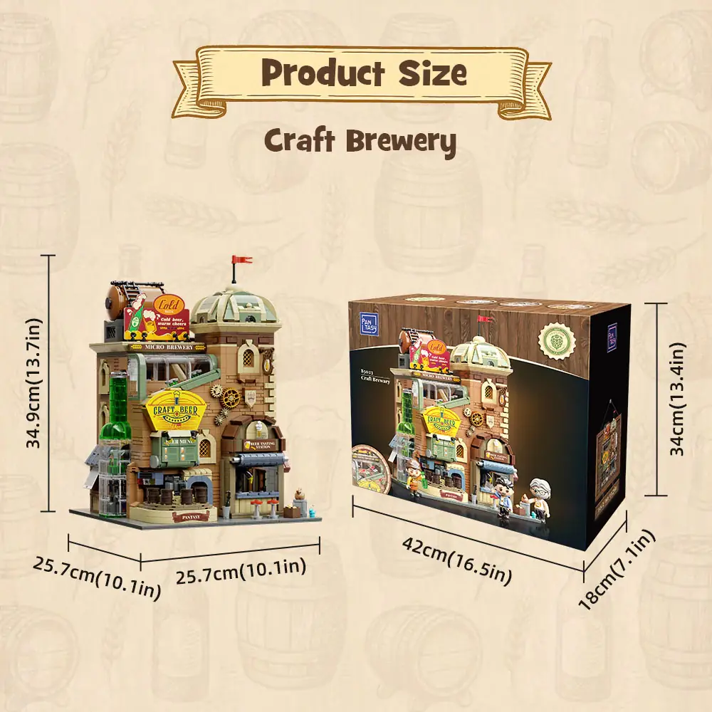 Pantasy 85023 Craft Brewery | 3266 Teile Modular mit Mechanik – Bild 8