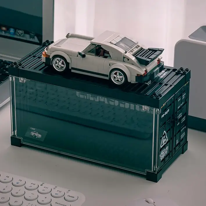 Happy Build PB8816 Turbo Classic mit Vitrine | 343 Teile – Bild 10