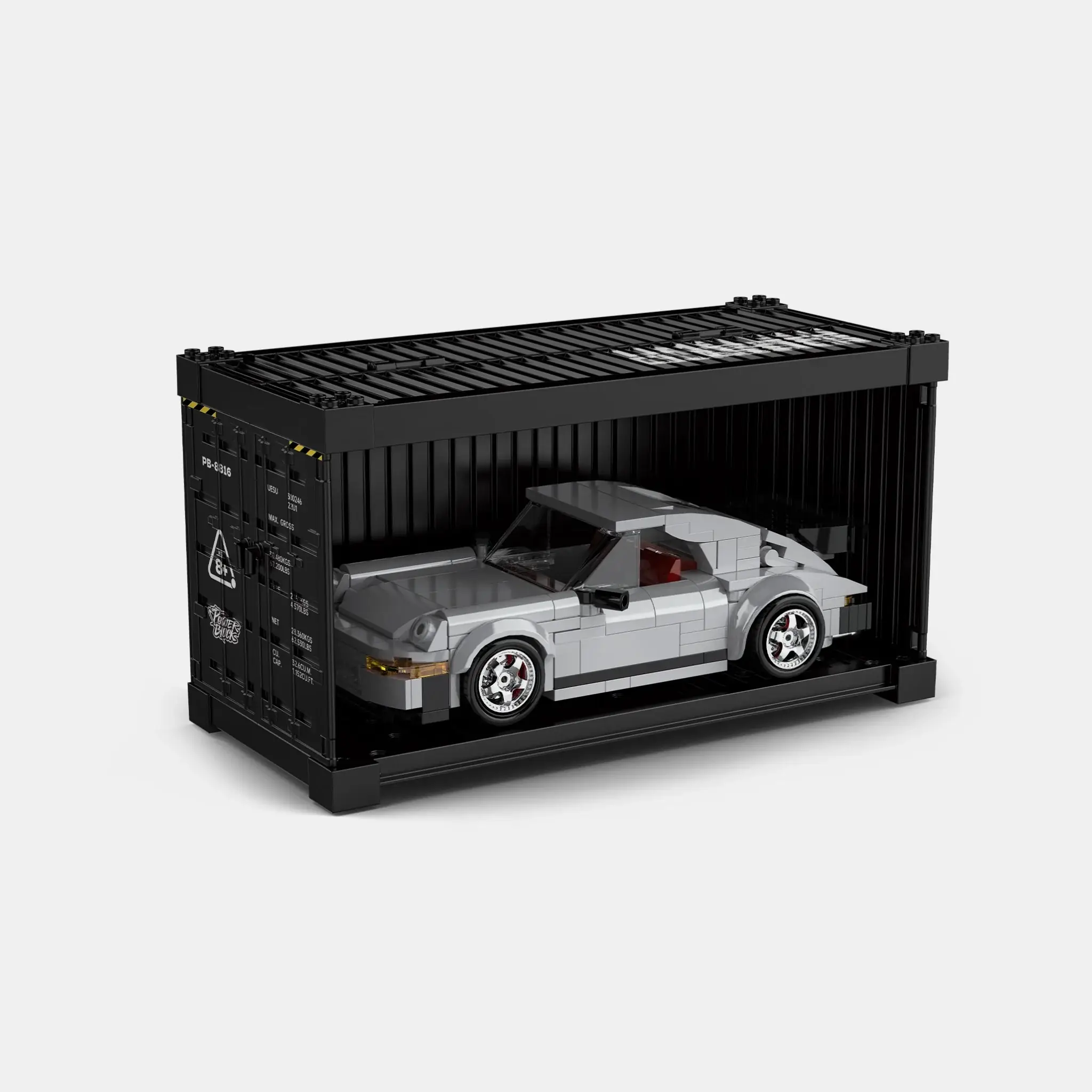 Happy Build PB8816 Turbo Classic mit Vitrine | 343 Teile – Bild 9