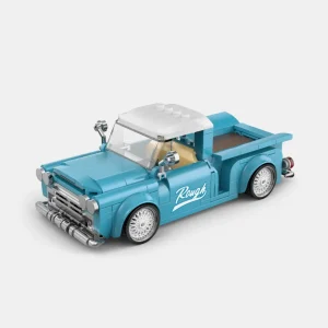 Happy Build PB8840 Steel Blue Pickup mit Vitrine | 300 Teile