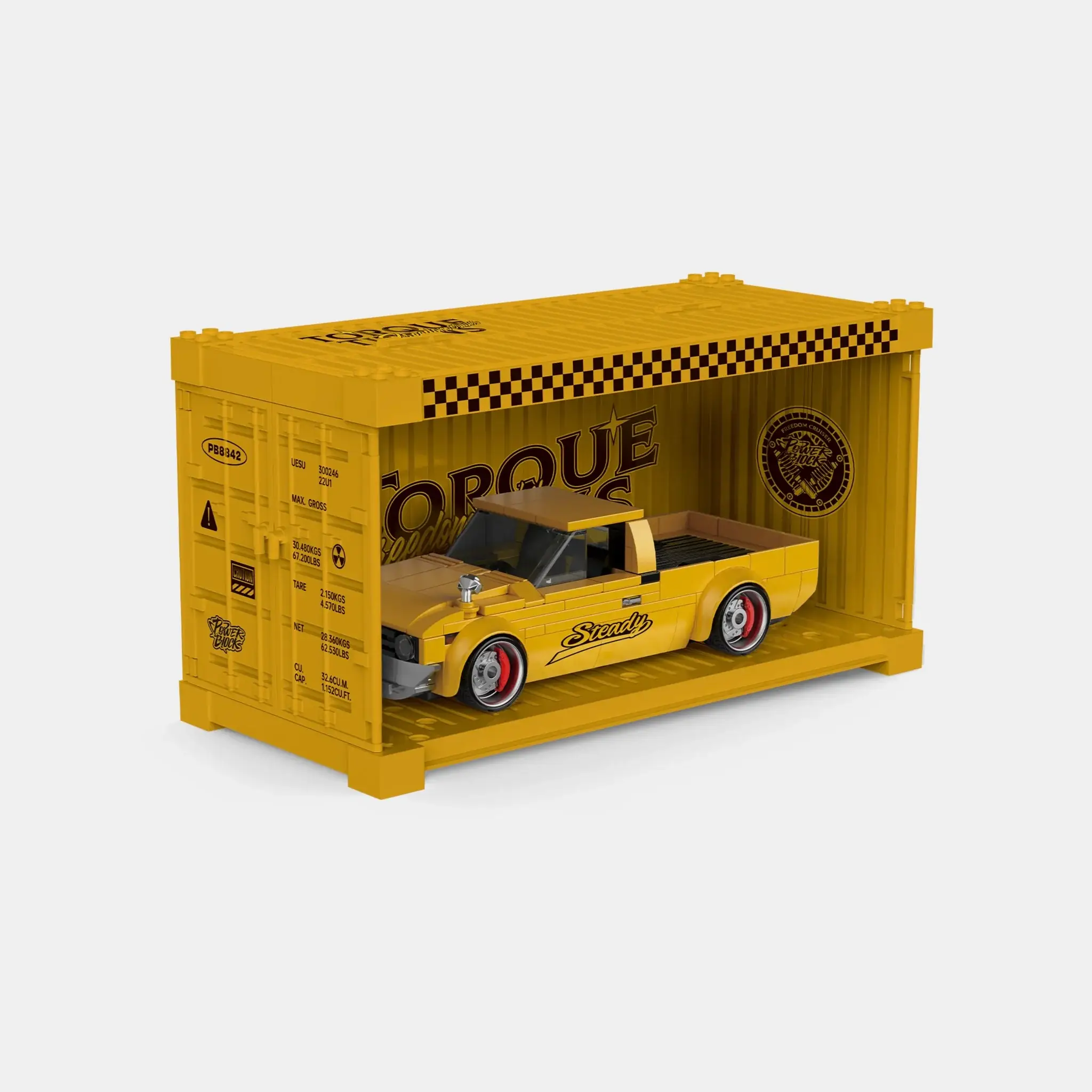 Happy Build PB8842 Freedom Cruiser mit Vitrine | 324 Teile – Bild 5