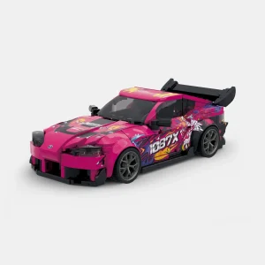 Happy Build PB8852 Toyota Supra mit Vitrine | 415 Teile
