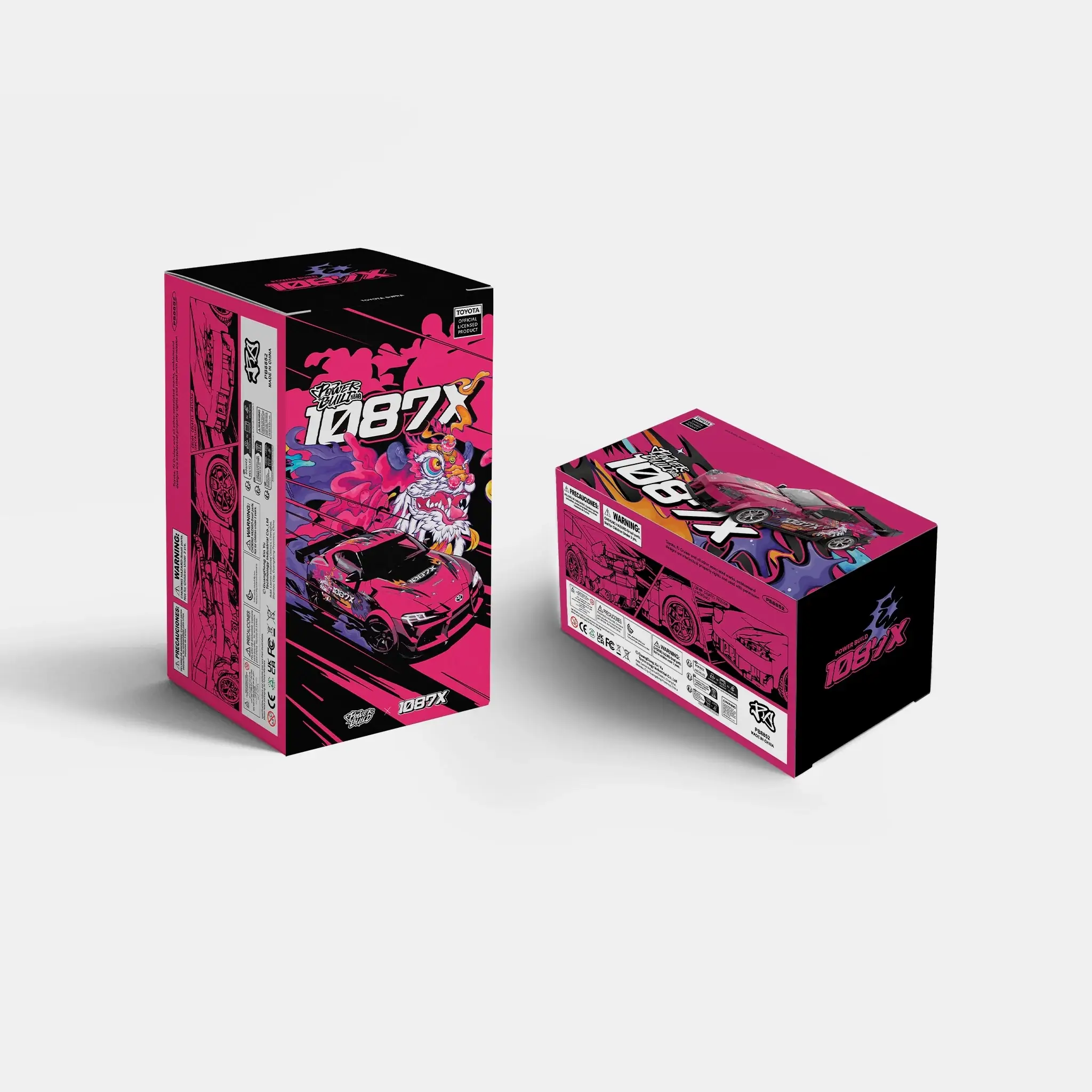 Happy Build PB8852 Toyota Supra mit Vitrine | 415 Teile – Bild 6