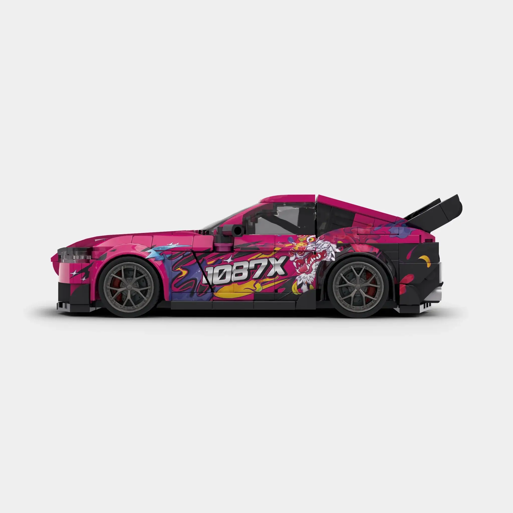 Happy Build PB8852 Toyota Supra mit Vitrine | 415 Teile – Bild 2
