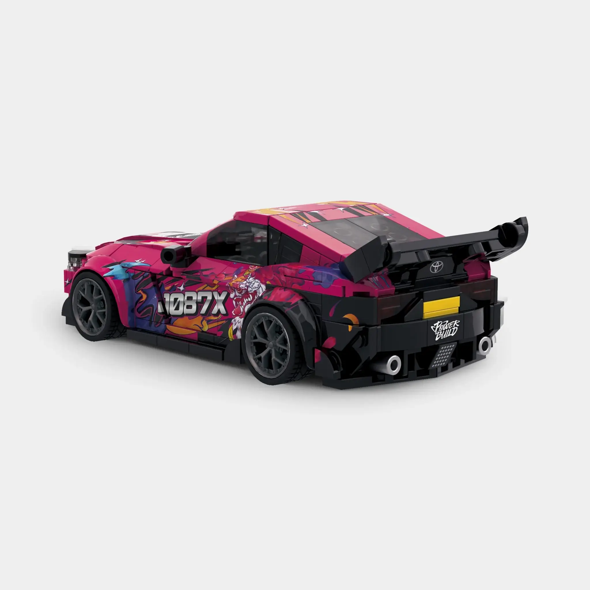 Happy Build PB8852 Toyota Supra mit Vitrine | 415 Teile – Bild 3
