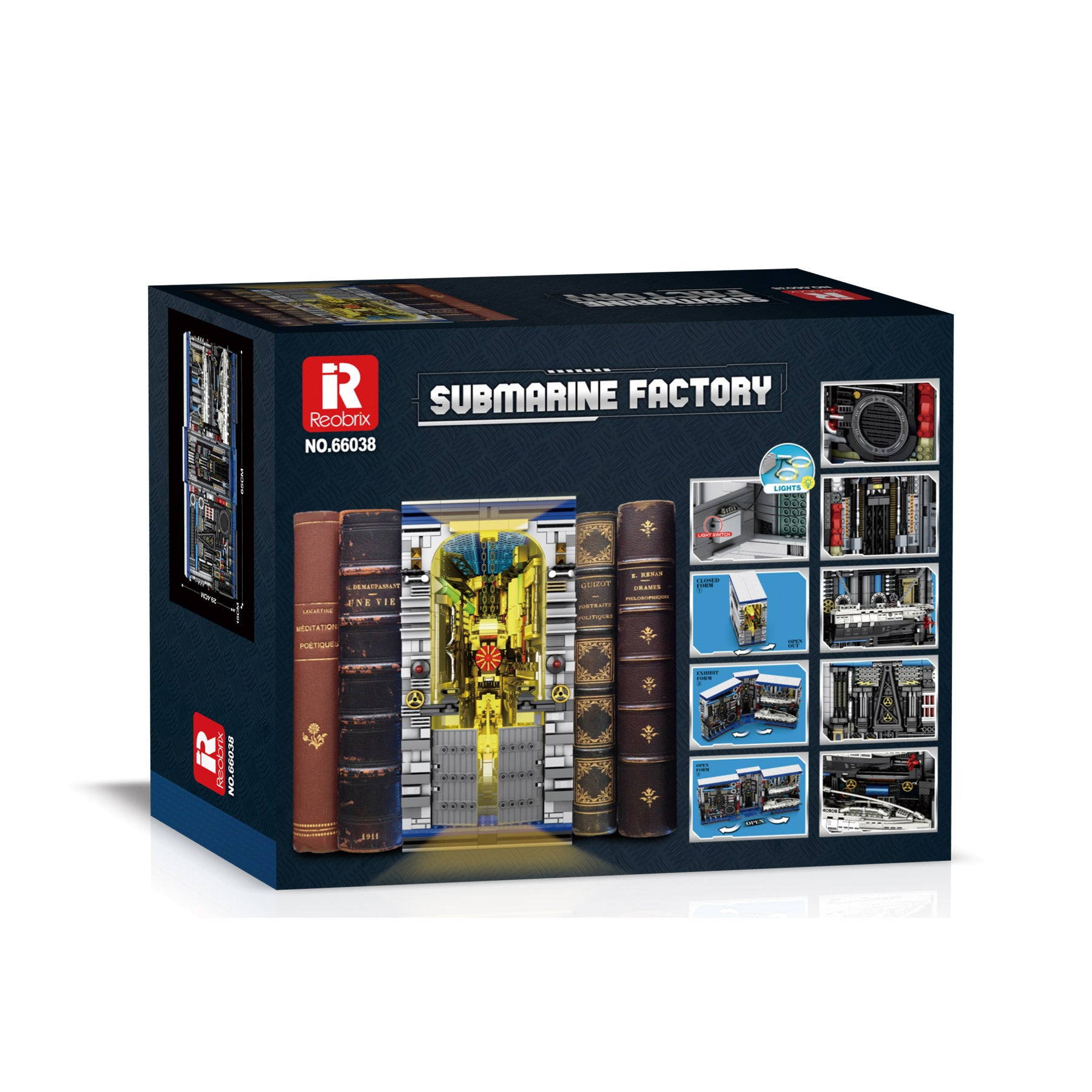 Reobrix 66038 The Submarine Book LED | 3372 Teile Diorama – Bild 2