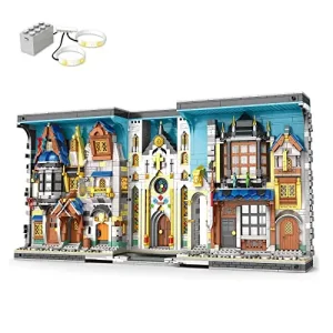 Reobrix 66026 Middle Ages Bazaar Book LED | 2922 Teile Diorama
