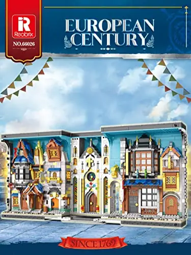 Reobrix 66026 Middle Ages Bazaar Book LED | 2922 Teile Diorama – Bild 3