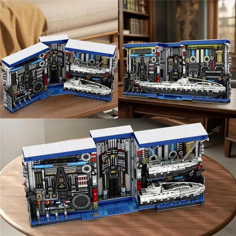 Reobrix 66038 The Submarine Book LED | 3372 Teile Diorama – Bild 6