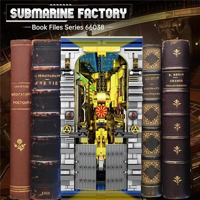Reobrix 66038 The Submarine Book LED | 3372 Teile Diorama – Bild 8