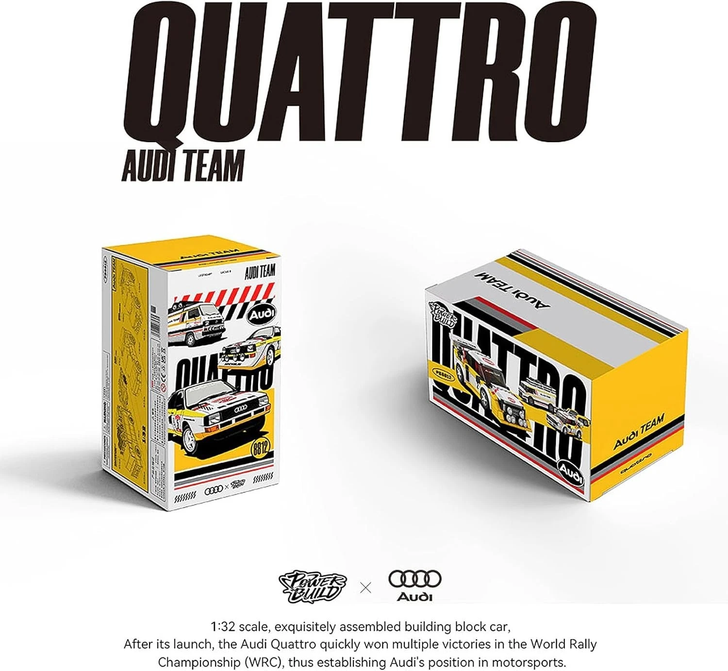 Happy Build PB8812 Audi Quattro HB Team | 163 Prints 1401 Teile – Bild 3