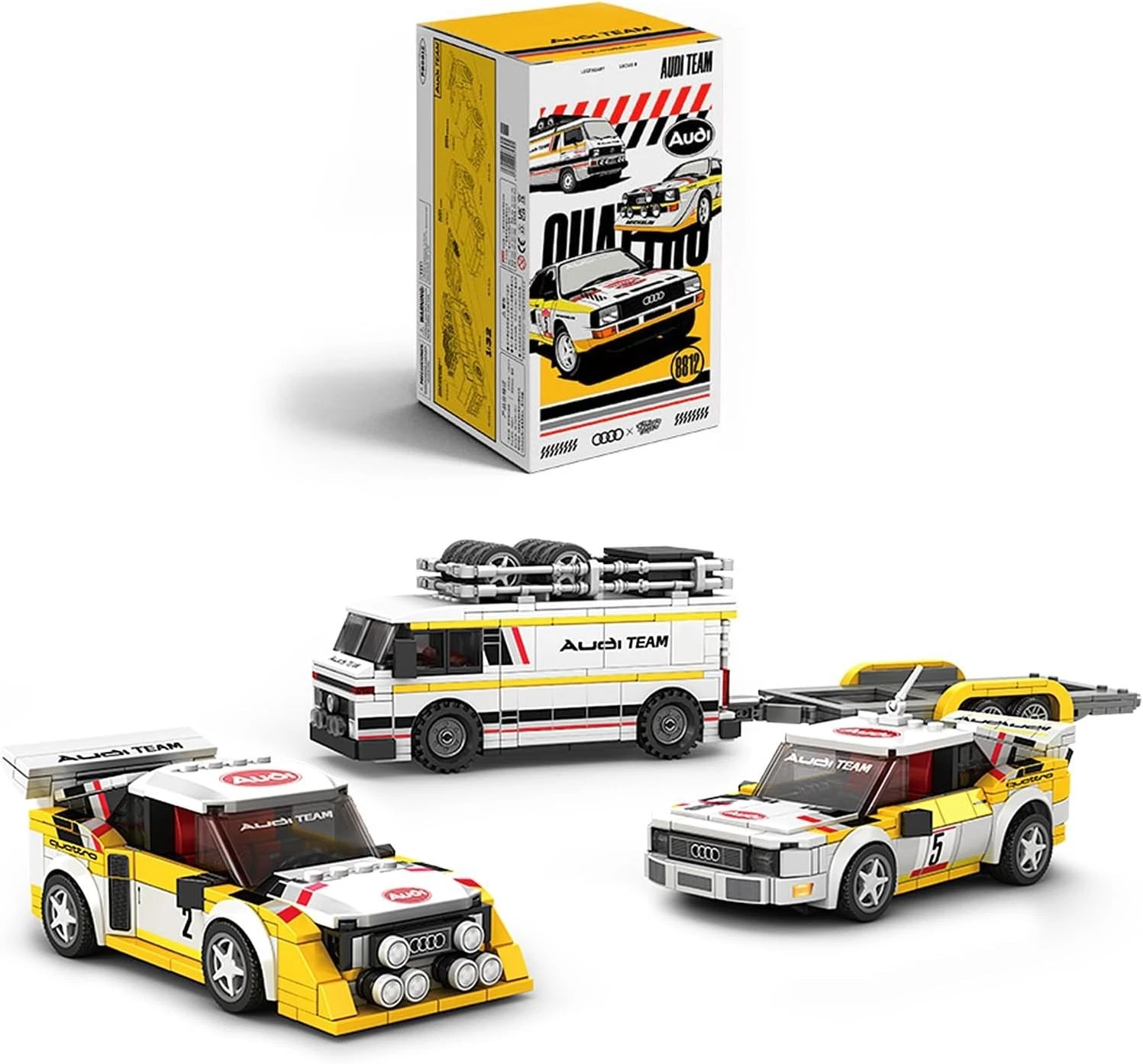 Happy Build PB8812 Audi Quattro HB Team | 163 Prints 1401 Teile