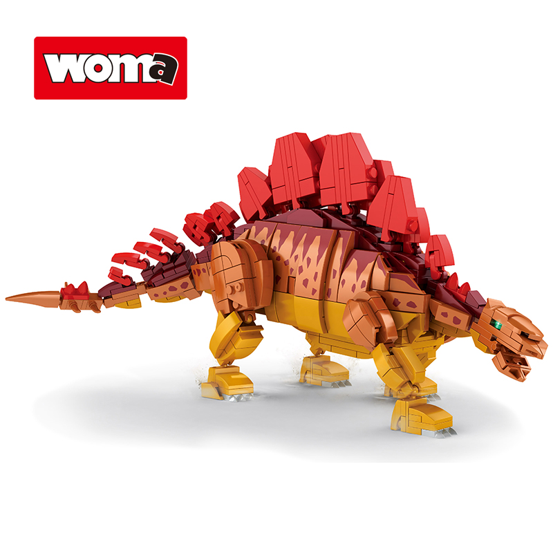 WOMA C0448-DS Stegosaurus | 697 Teile Dino – Bild 3