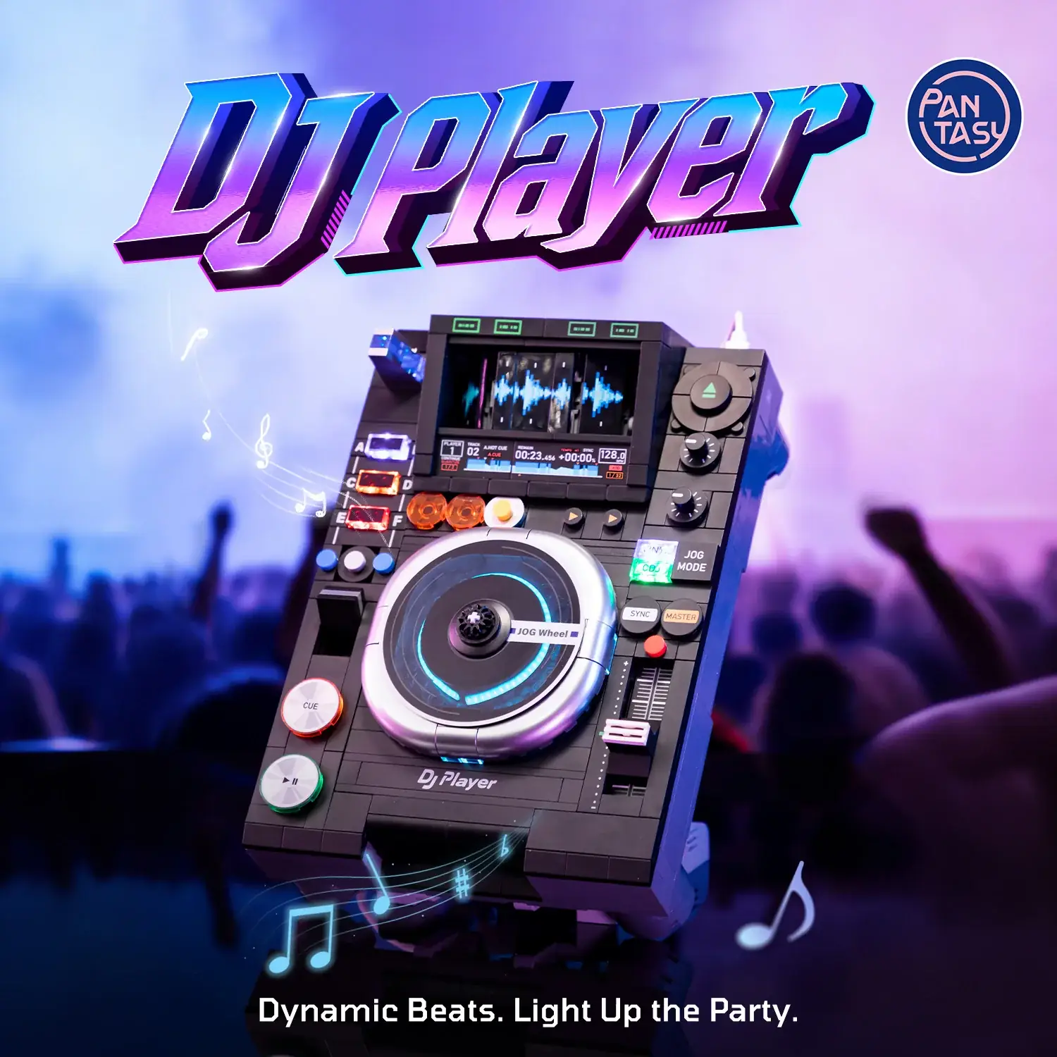 Pantasy 85037 DJ Player Mischpult | 869 Teile Musik-Set