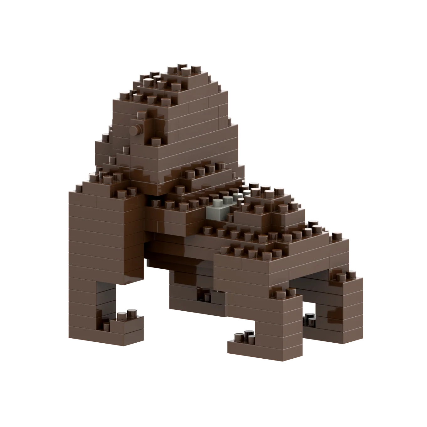 BRIXIES Micro 200.089 Gorilla | Tierwelt – Bild 2