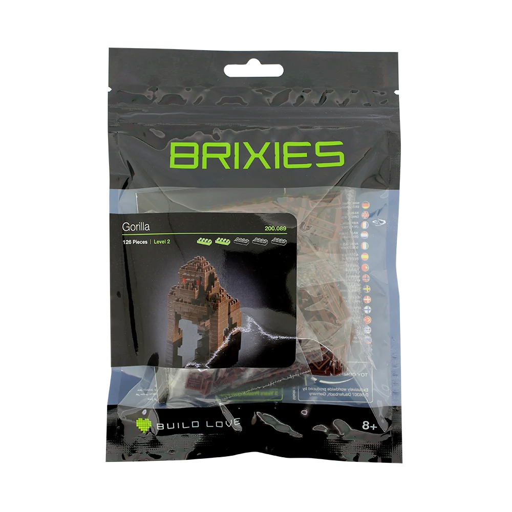 BRIXIES Micro 200.089 Gorilla | Tierwelt – Bild 3