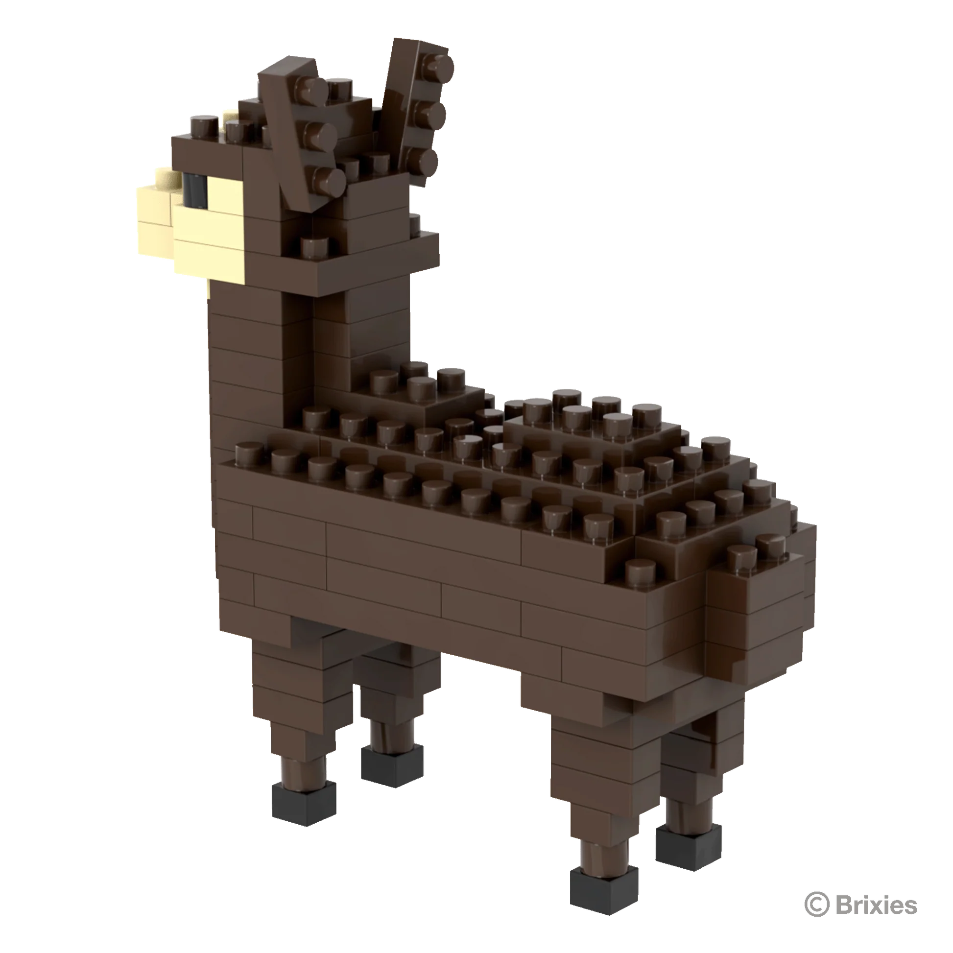 BRIXIES Micro 200.281 Lama braun | Tierwelt – Bild 2