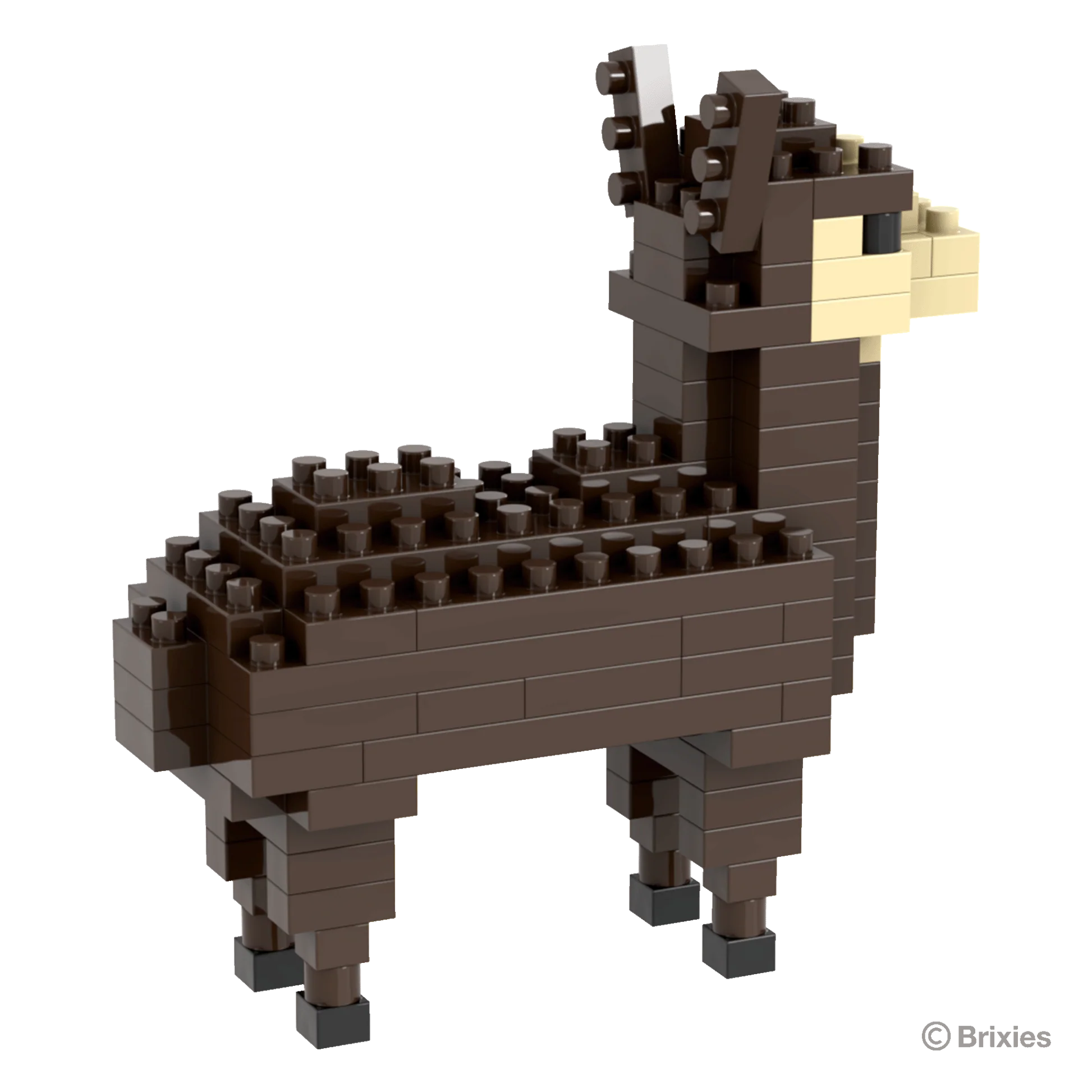 BRIXIES Micro 200.281 Lama braun | Tierwelt – Bild 3