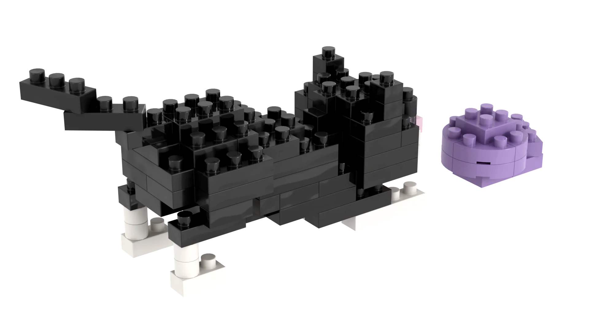 BRIXIES Micro 200.323 Spielende Katze | Tierwelt – Bild 2