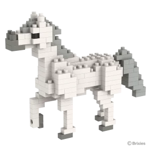 BRIXIES Micro 200.408 Weißes Pferd | Tierwelt