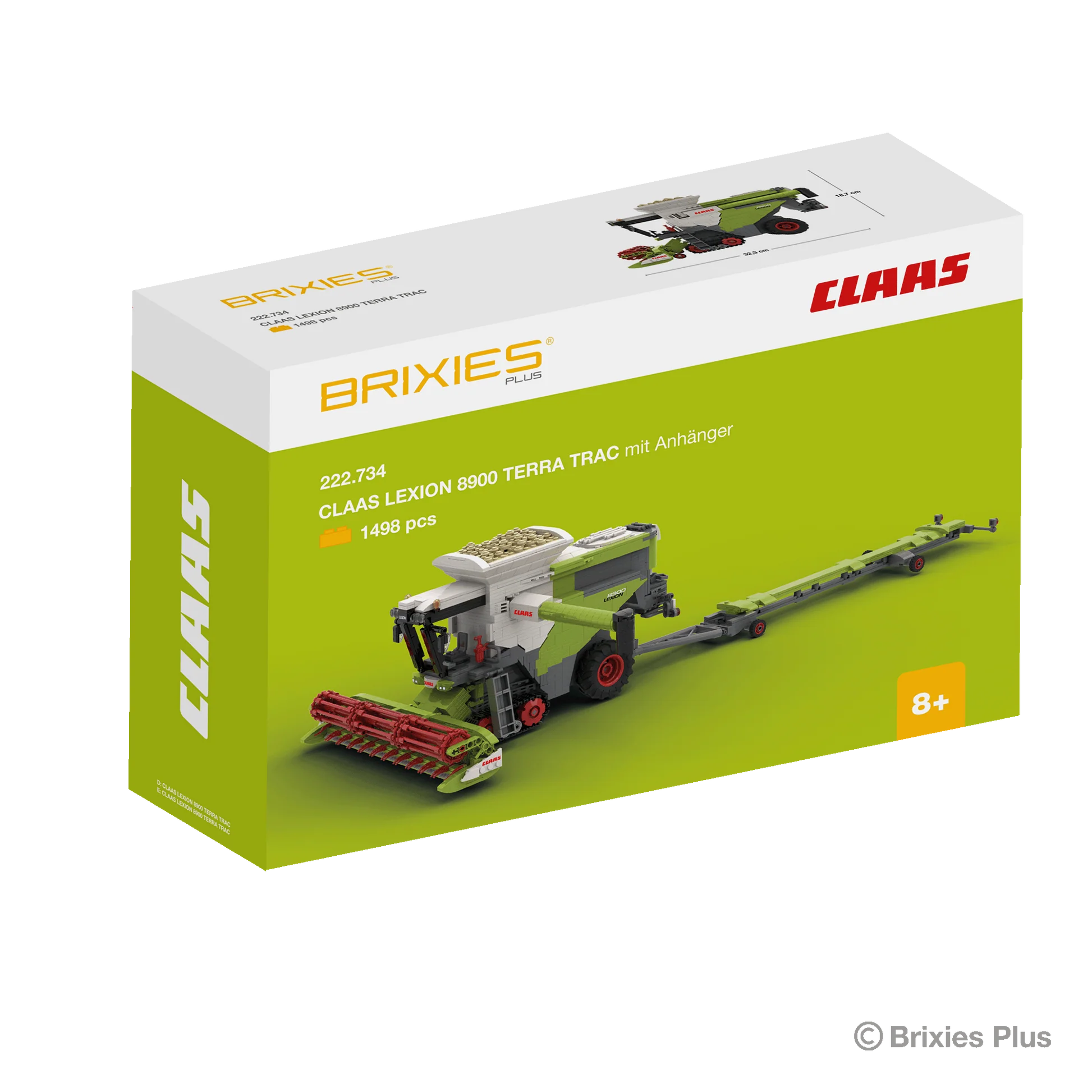 BRIXIES Plus 222.734 CLAAS LEXION 8900 (1.498 T.) | Mähdrescher