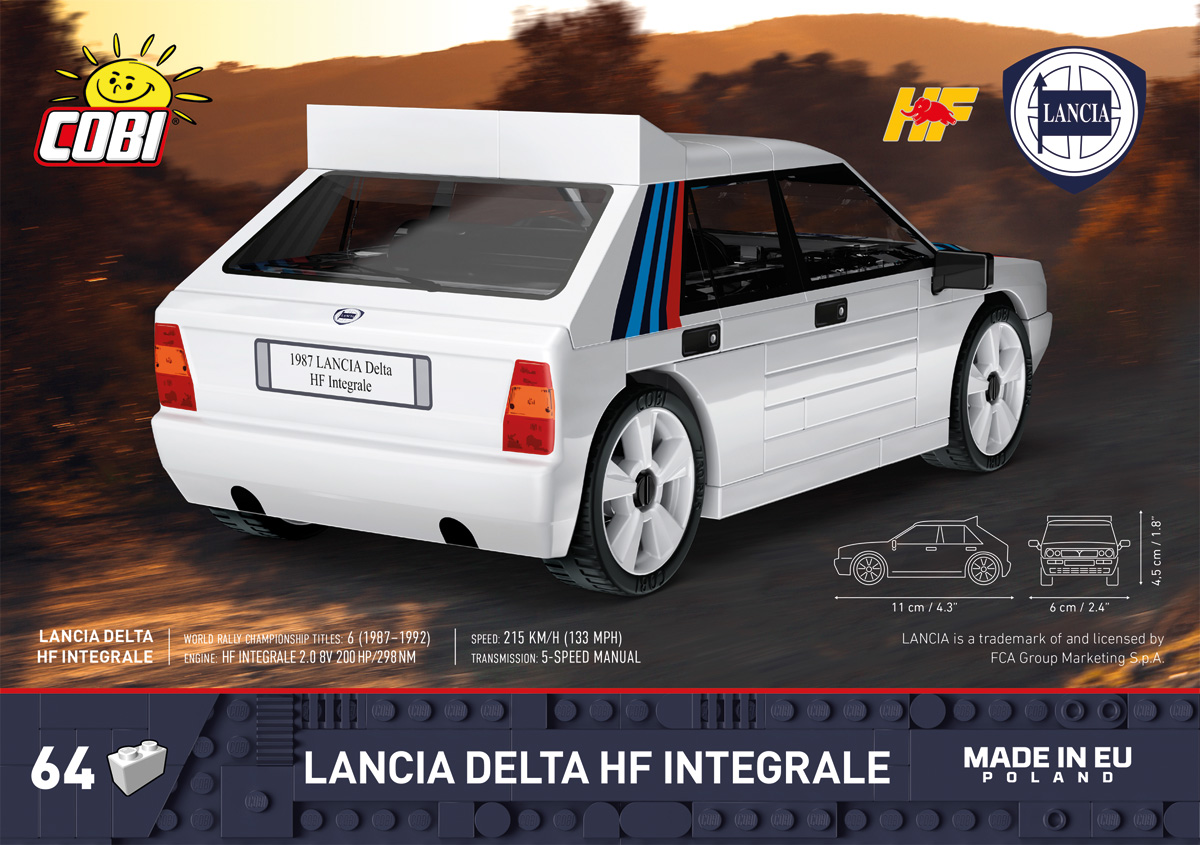 Cobi 24509A Lancia Delta HF Integrale 1:35 | Youngtimer – Bild 6