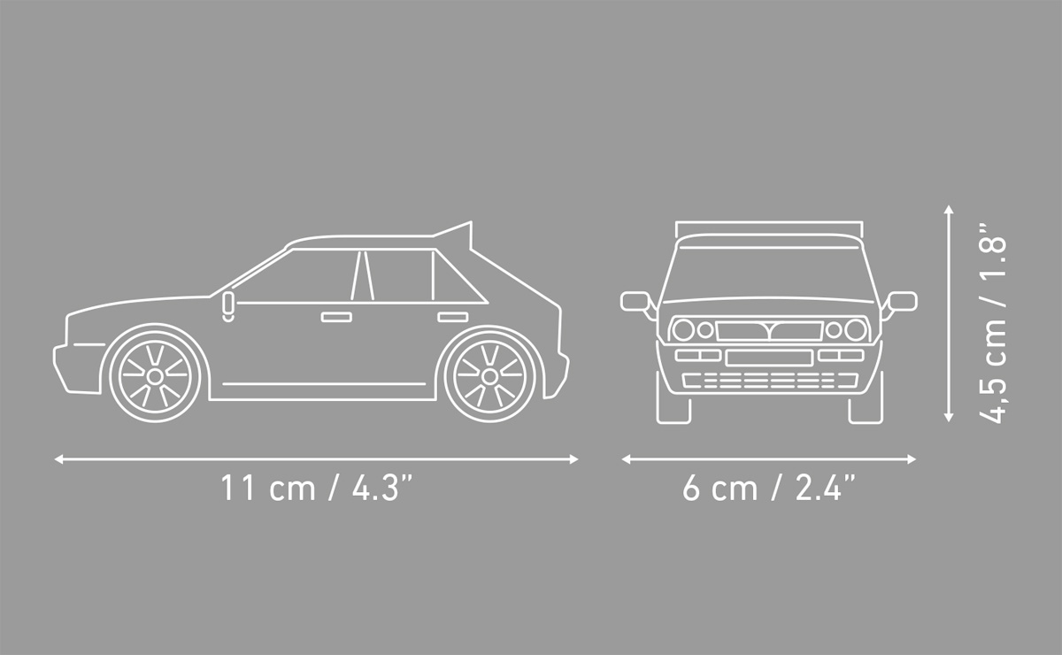Cobi 24509A Lancia Delta HF Integrale 1:35 | Youngtimer – Bild 7