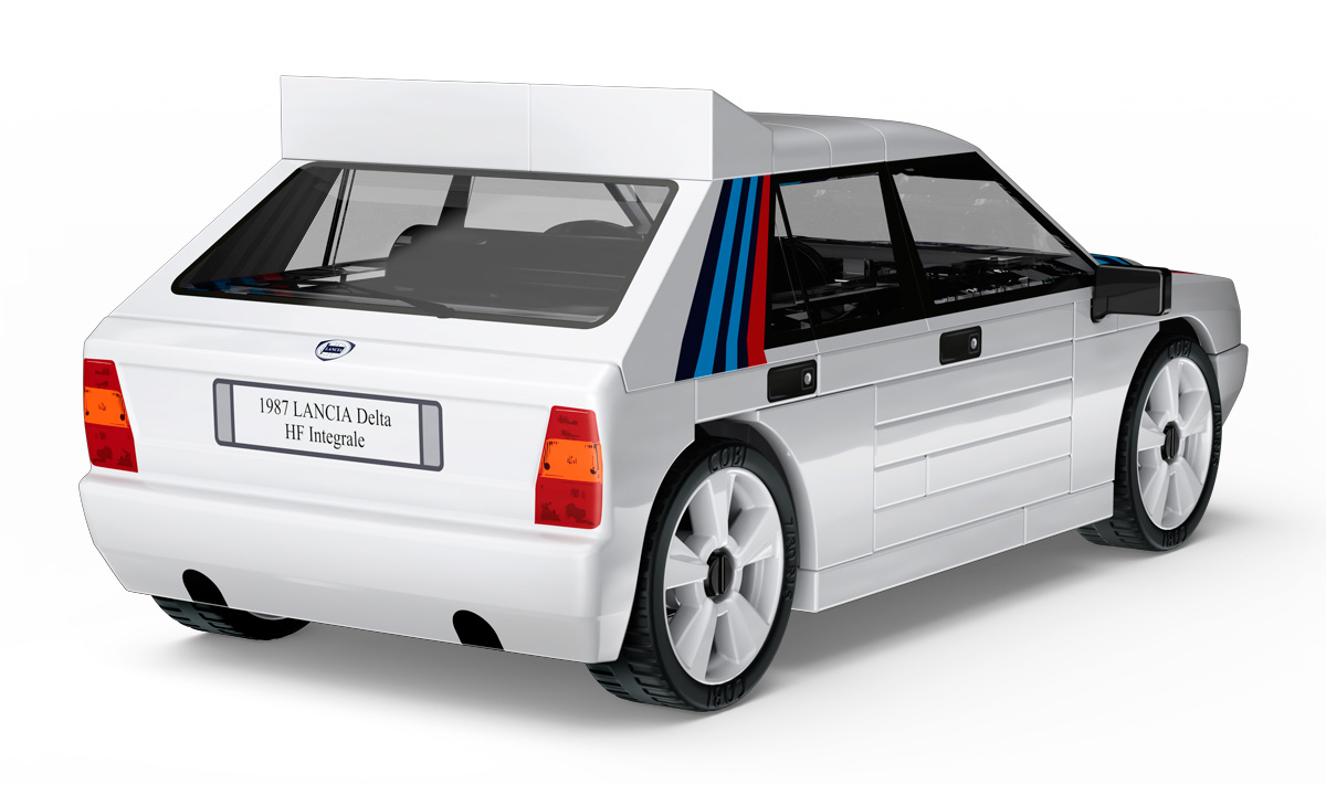 Cobi 24509A Lancia Delta HF Integrale 1:35 | Youngtimer – Bild 4